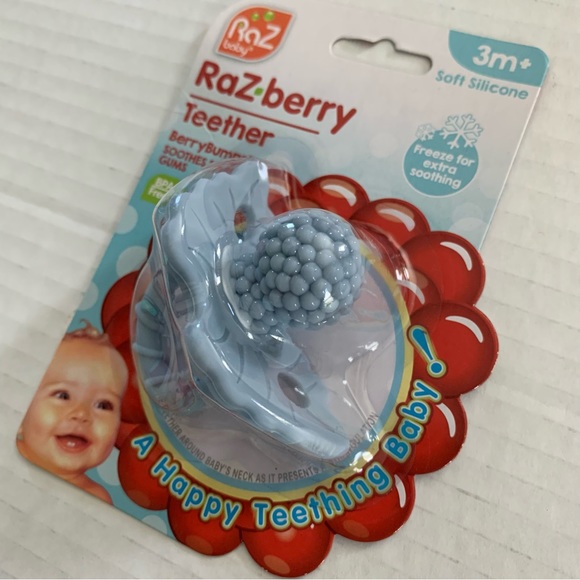 Disney Baby Stitch Teether Blanky & Blue RaZberry Teether - Picture 10 of 15